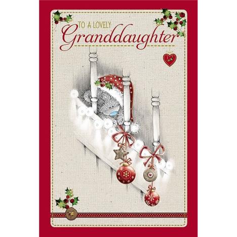 Lovely Granddaughter Me to You Bear Christmas Card £2.49